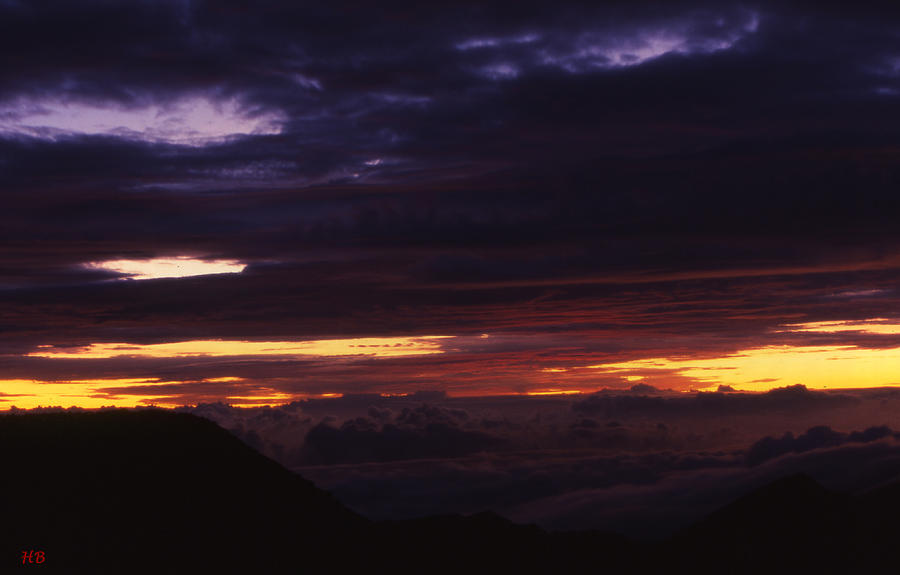 Break of Dawn From Haleakala Maui Photograph by Harvie Brown
