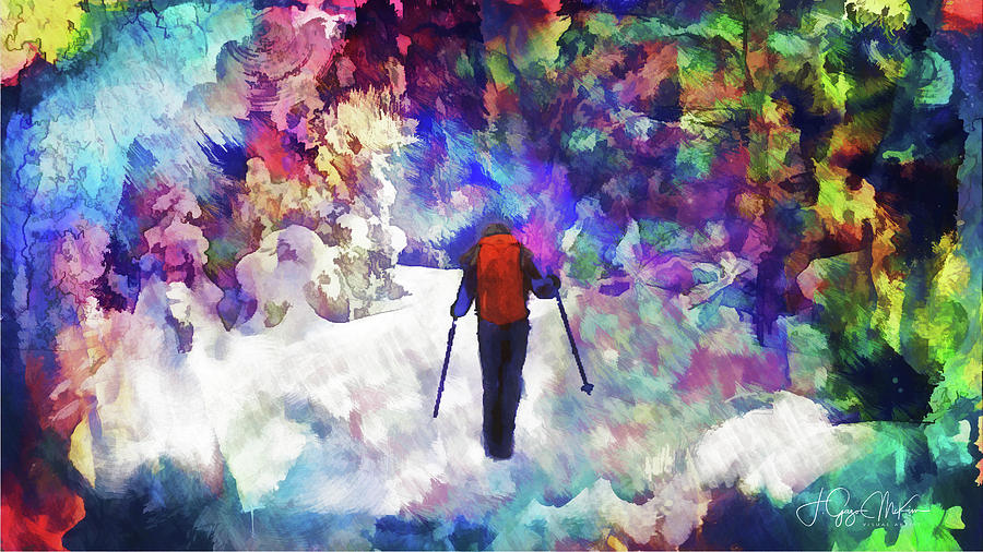 Inspirational Digital Art - Break Your own Trail by Jo-Anne Gazo-McKim