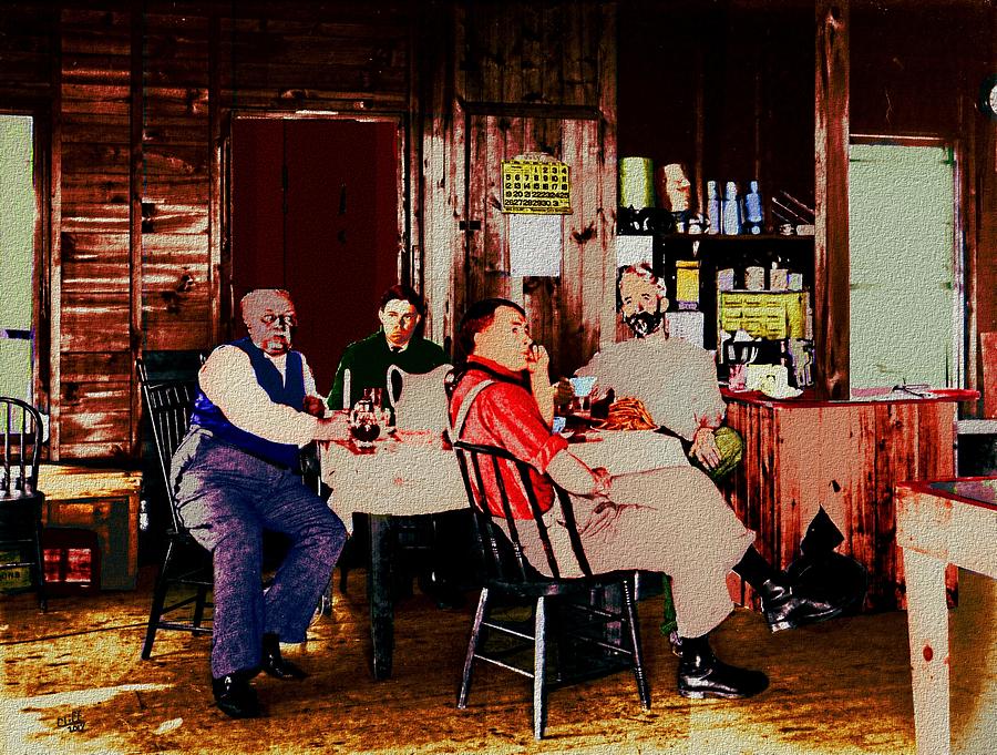 Breakfast at the Lodge Digital Art by Cliff Wilson