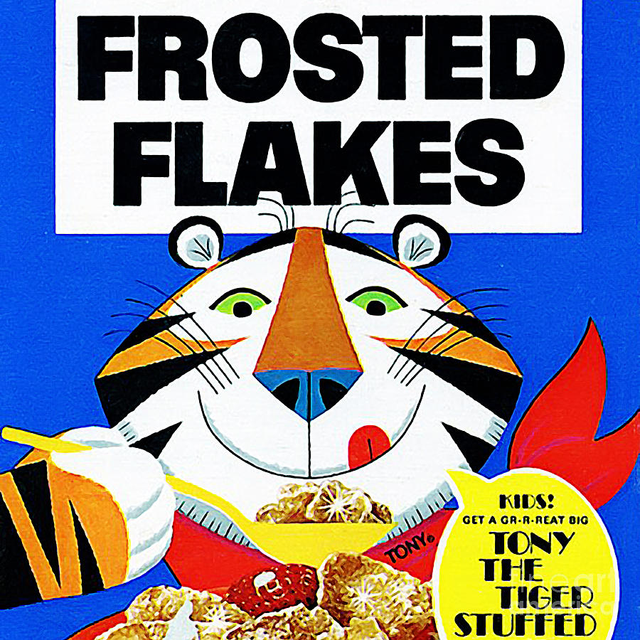 Breakfast Cereal Tony The Tiger 20160215 square Photograph by Wingsdomain Art and Photography