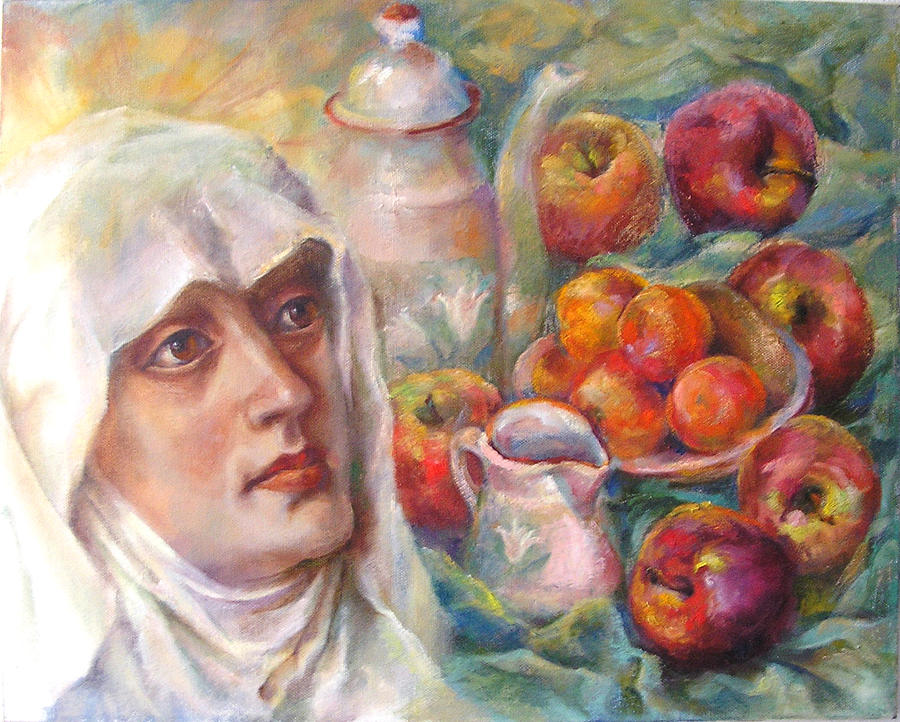 Breakfast for Eva Painting by Tatyana Berestov