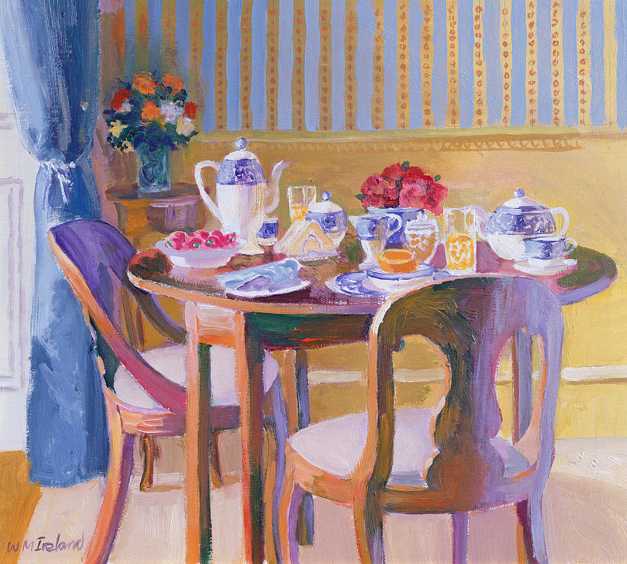 Still Life Painting - Breakfast Table by William Ireland