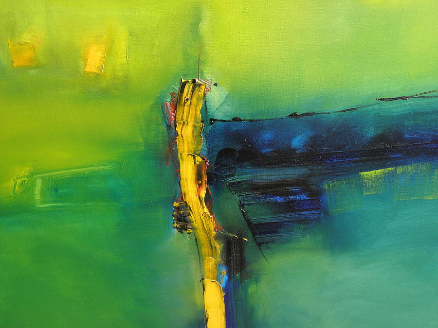 Lyrical Abstraction Painting - Breaking Away From It All by Stefan Fiedorowicz