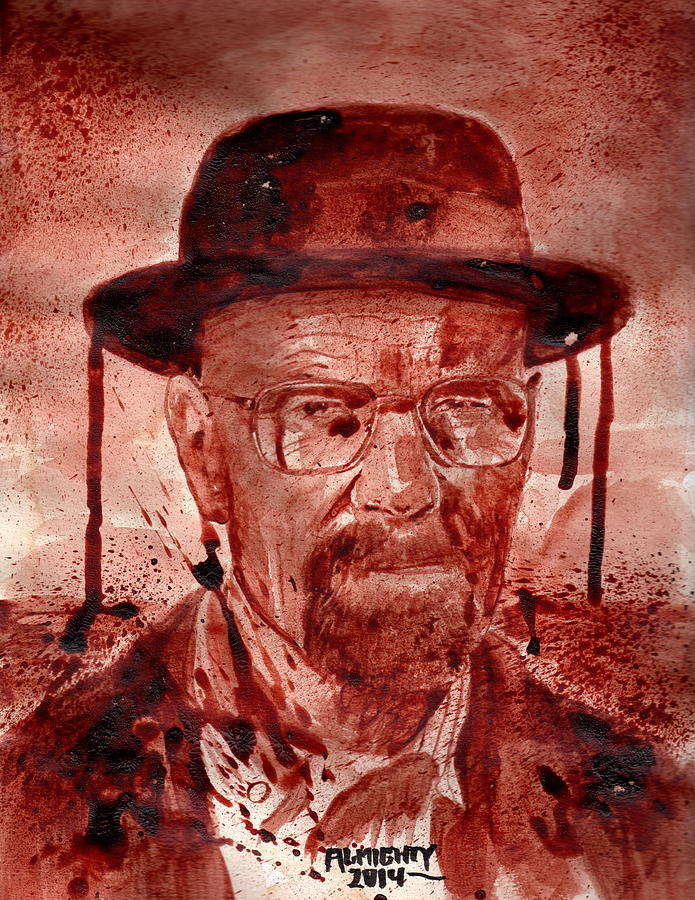 BREAKING BAD - Walter White Painting by Ryan Almighty