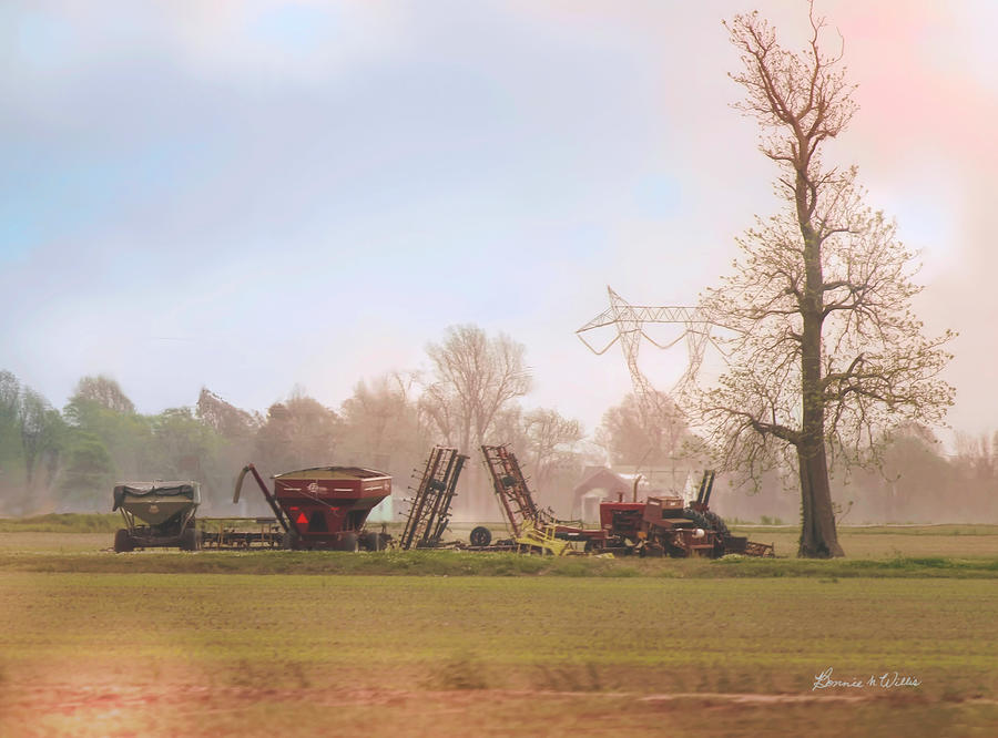 Breaking Dawn on a Missouri Farm Photograph by Bonnie Willis
