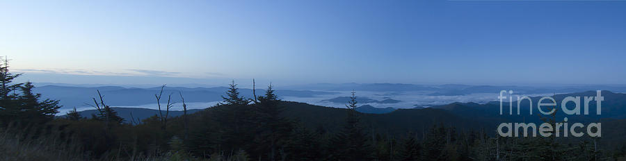 Breaking Dawn over Smoky Mountains Photograph by Karen Foley