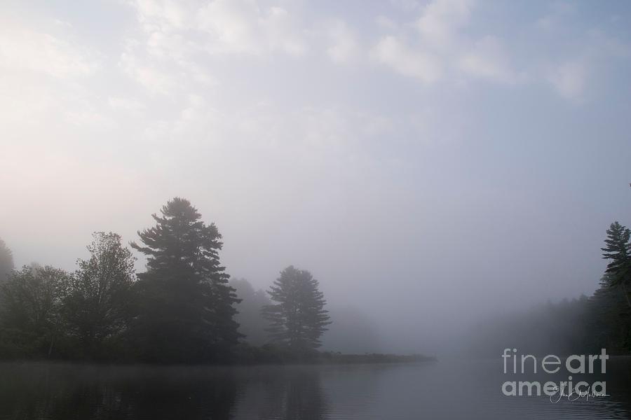 Breaking Fog Photograph by Jan Mulherin
