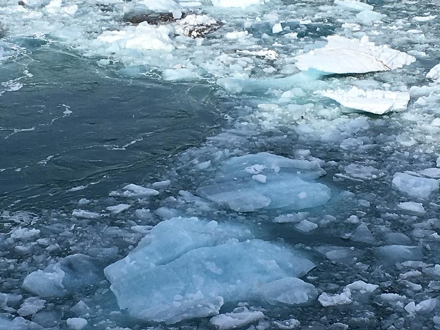 Breaking Ice Photograph by Val Oconnor