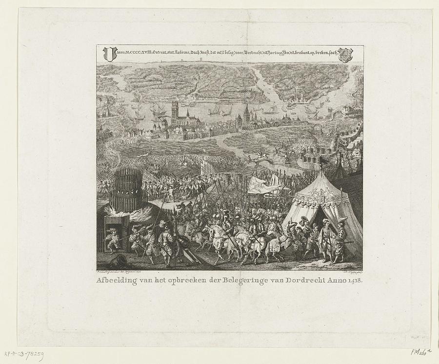 Breaking Of The Siege Of Dordrecht, 1418, Daniel Friday, After Jacob Van Strij, After Anonymous, 179 Painting