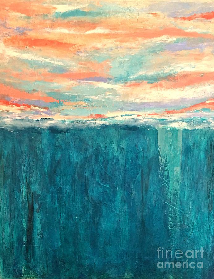 Breaking Sky no. 2 Painting by Mary Mirabal
