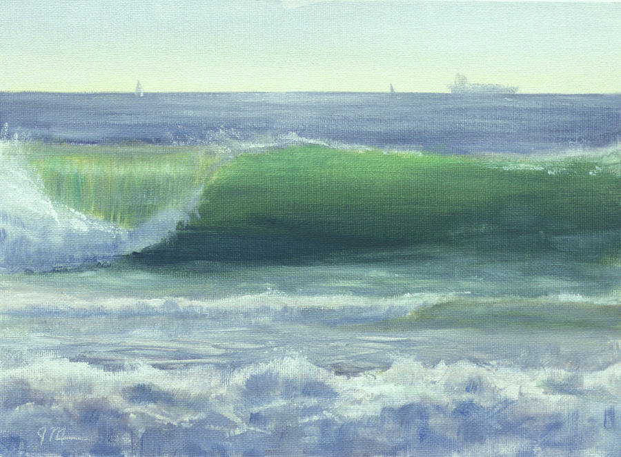 Breaking Wave Painting by Joe Mancuso