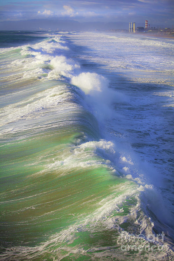Breaking Waves  Photograph by Jerry Cowart