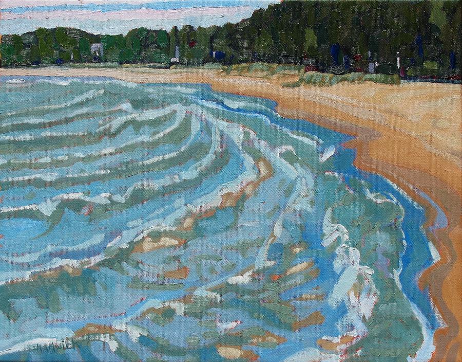 Impressionism Painting - Breaking Waves by Phil Chadwick