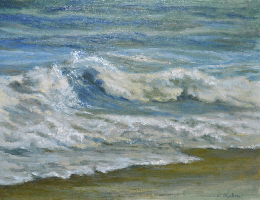 Breaking Waves Painting by Phyllis Tarlow - Fine Art America