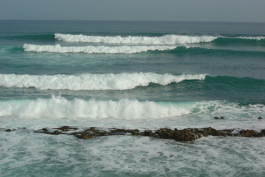 Breaking Waves Puerto Rico Photograph by Patty Vicknair