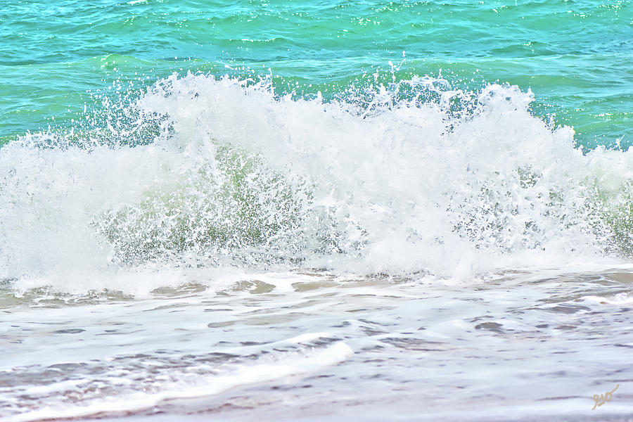 Breaking Waves Vilano Beach Photograph