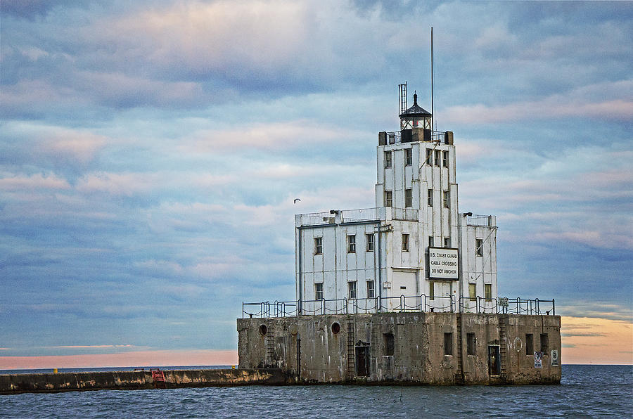Breakwater Milwaukee Lighthouse Photograph by Susan McMenamin