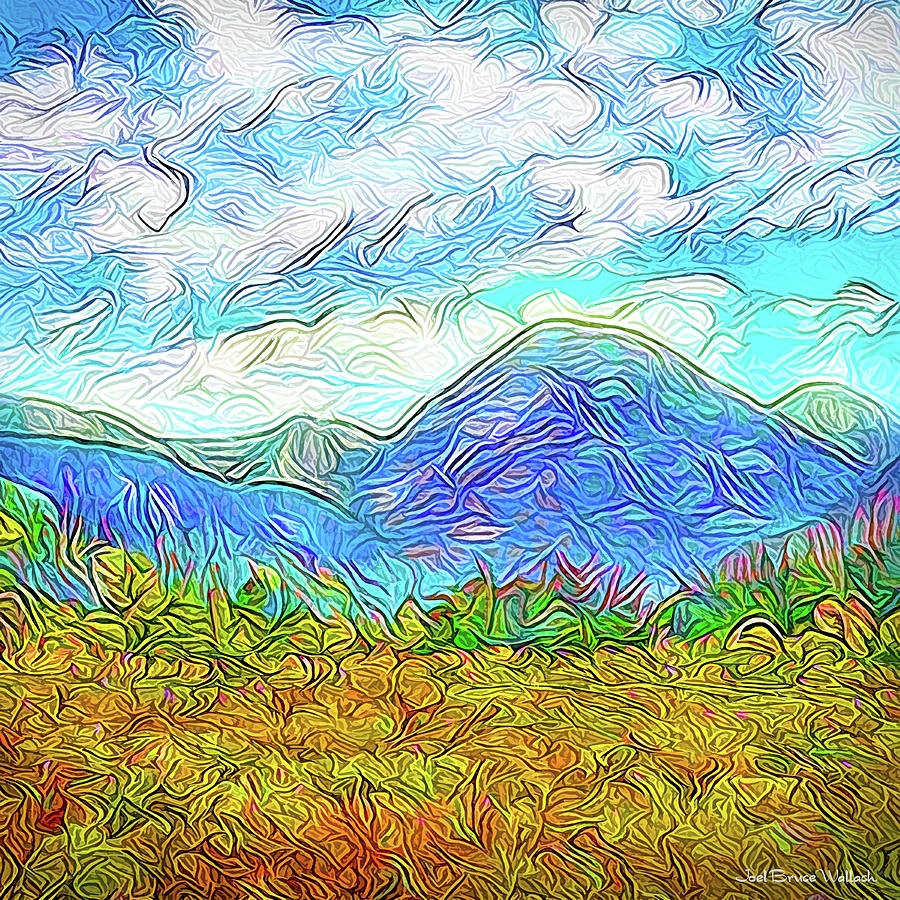 Mountain Digital Art - Breath Of Autumn - Colorado Front Range Mountains by Joel Bruce Wallach