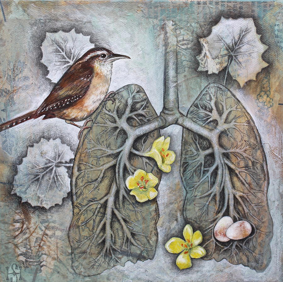 Bird Mixed Media - Breath of Life by Sheri Howe