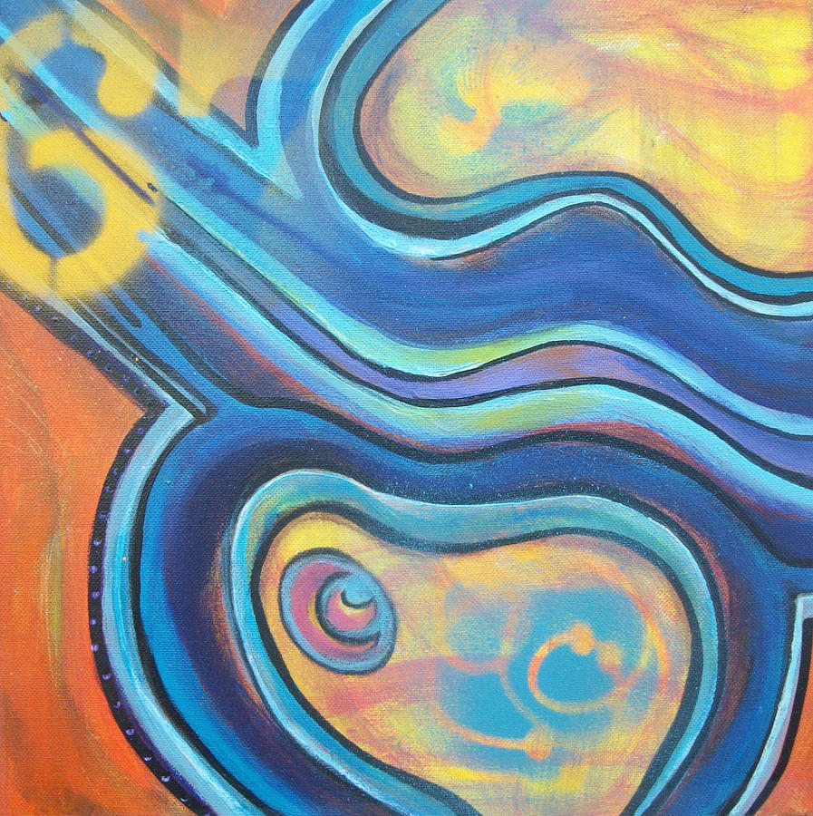 Abstract Painting - Breathe by Anita Wexler