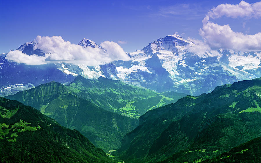Mountains Photograph - Breathtaking Jungfrau by Mohsen Kamalzadeh