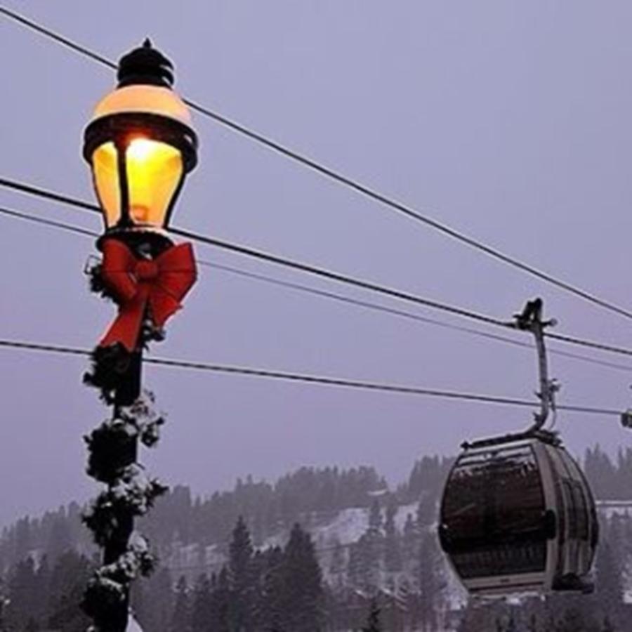 Winter Photograph - Breckconnect Gondola Leaving The by Connor Beekman