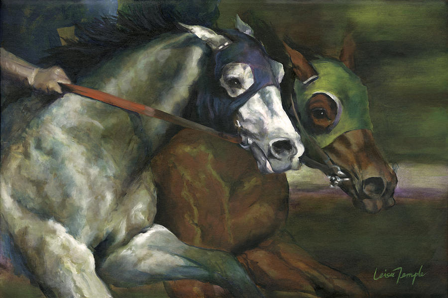 Horse Painting - Breezin by Leisa Temple