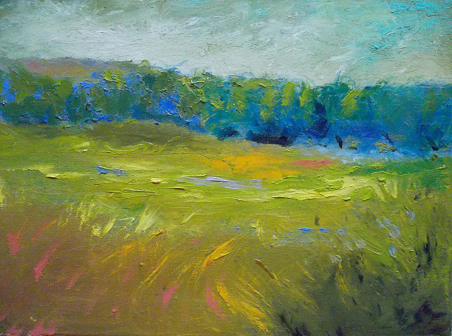 Breezy Meadow Painting by Susan Esbensen