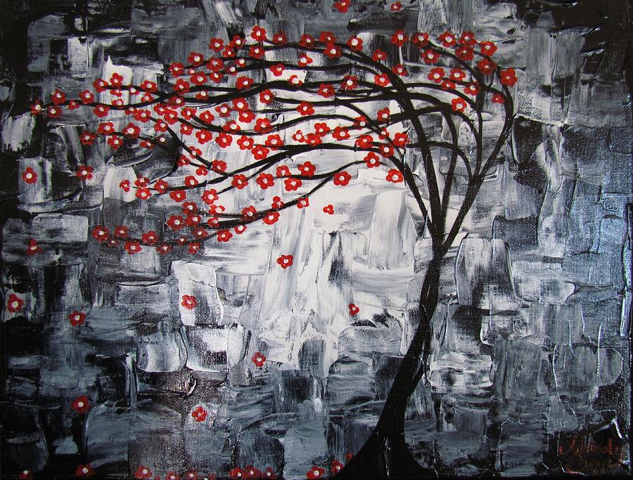 Breezy Tree Painting by Mandy Joy