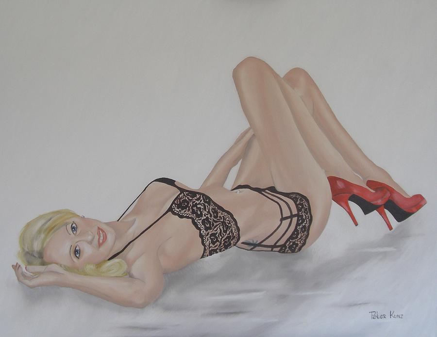 Nude Painting - Brenda II by Pieter Heelz