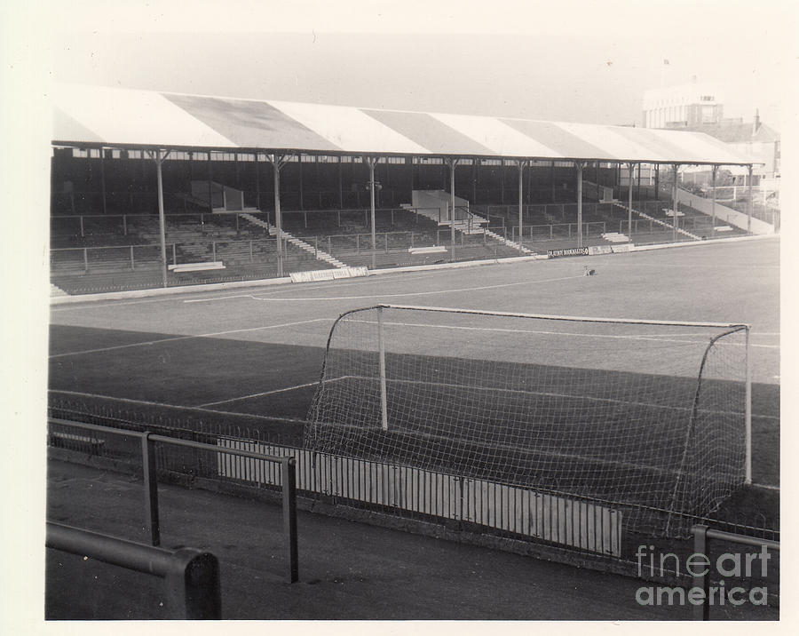 Brentford - Griffin Park - New Road Stand 1 - September 1968 Photograph by Legendary Football Grounds