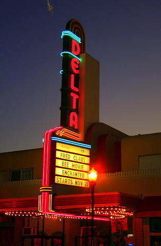 Brentwood Theatre Photograph by Suzanne Lorenz