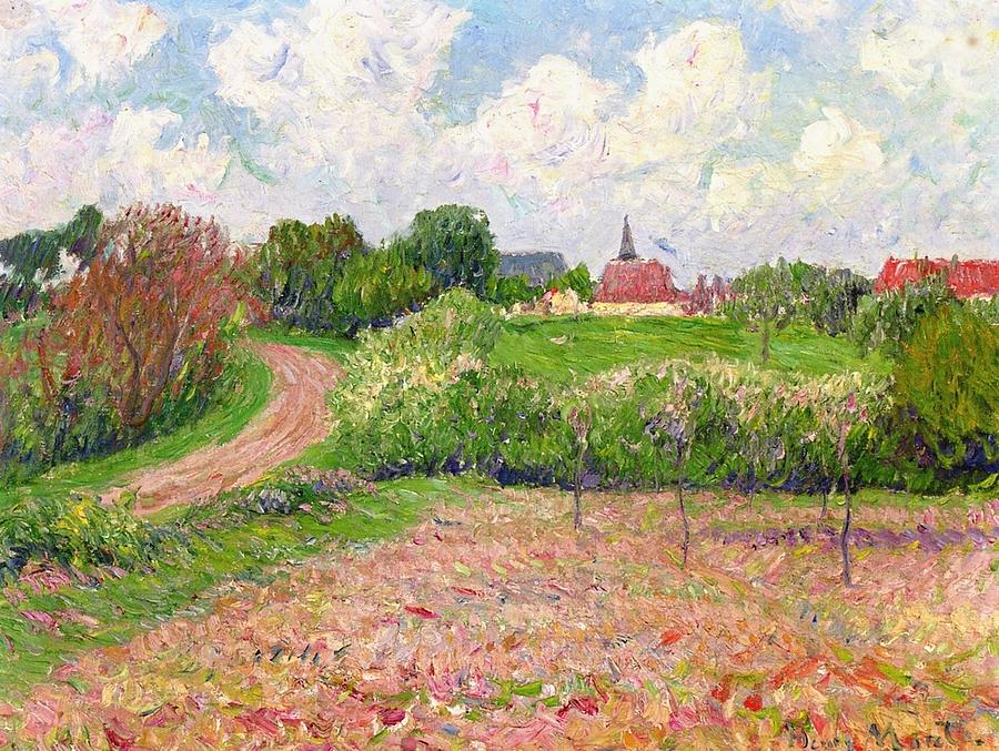 Breton Landscape Painting by MotionAge Designs - Fine Art America