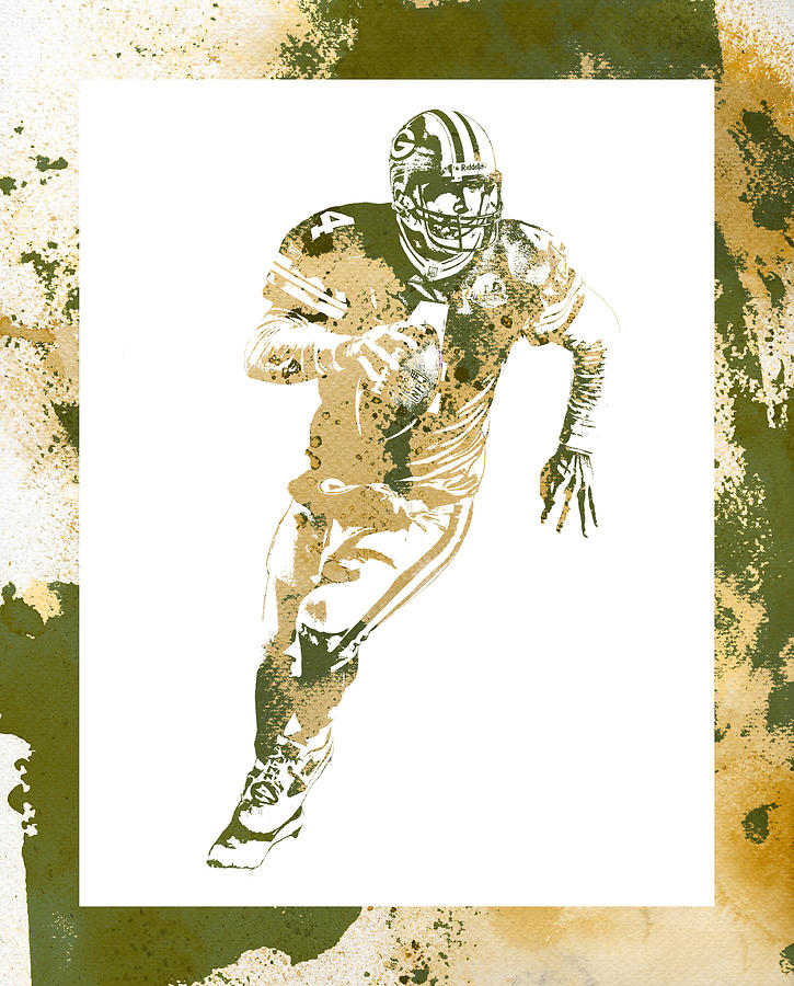 Brett Favre Green Bay Packers 2 by Joe Hamilton