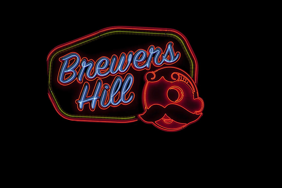 Baltimore Photograph - Brewers Hill Neon by Brian Murphy