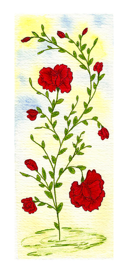 Briar Rose Painting by Belinda Landtroop