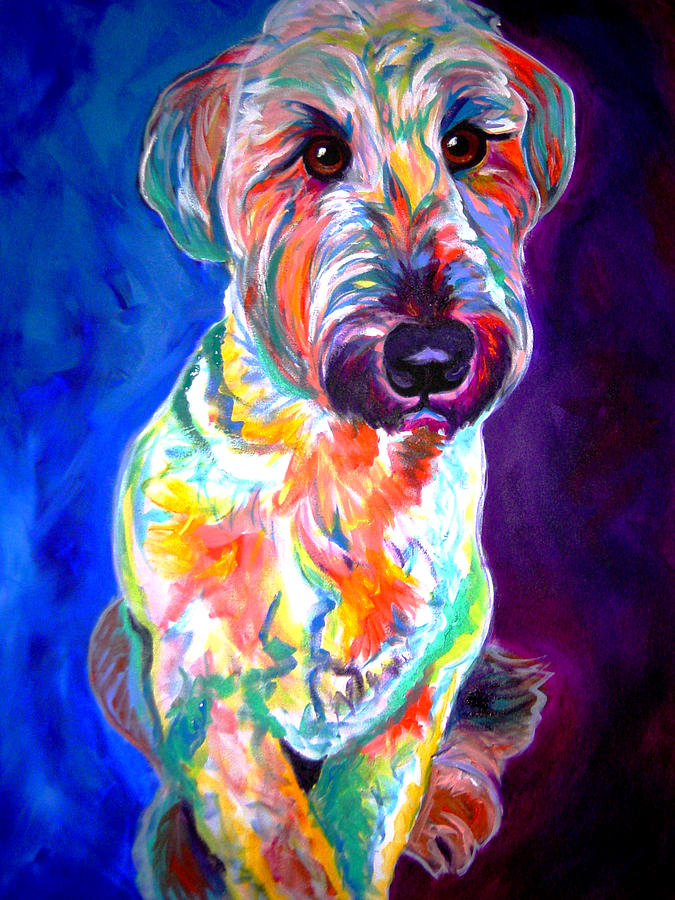 Briard - Albert Painting by Dawg Painter
