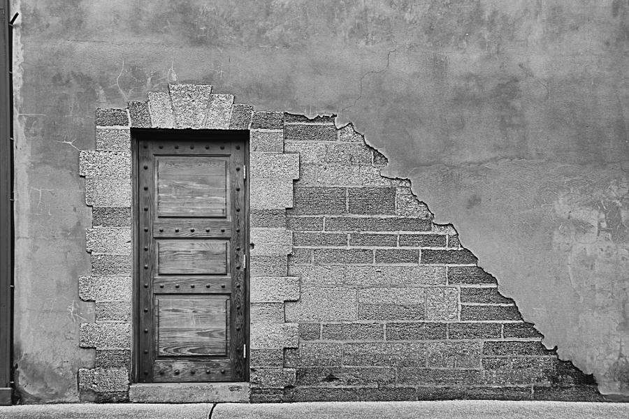 Brick and Door Photograph by Greg Waters