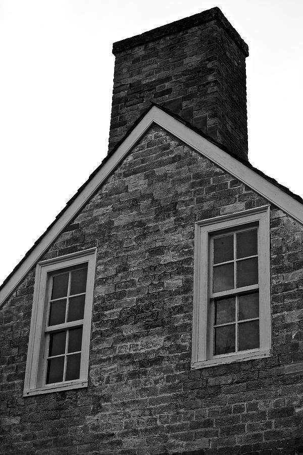 Brick and Windows Photograph by Lara Morrison