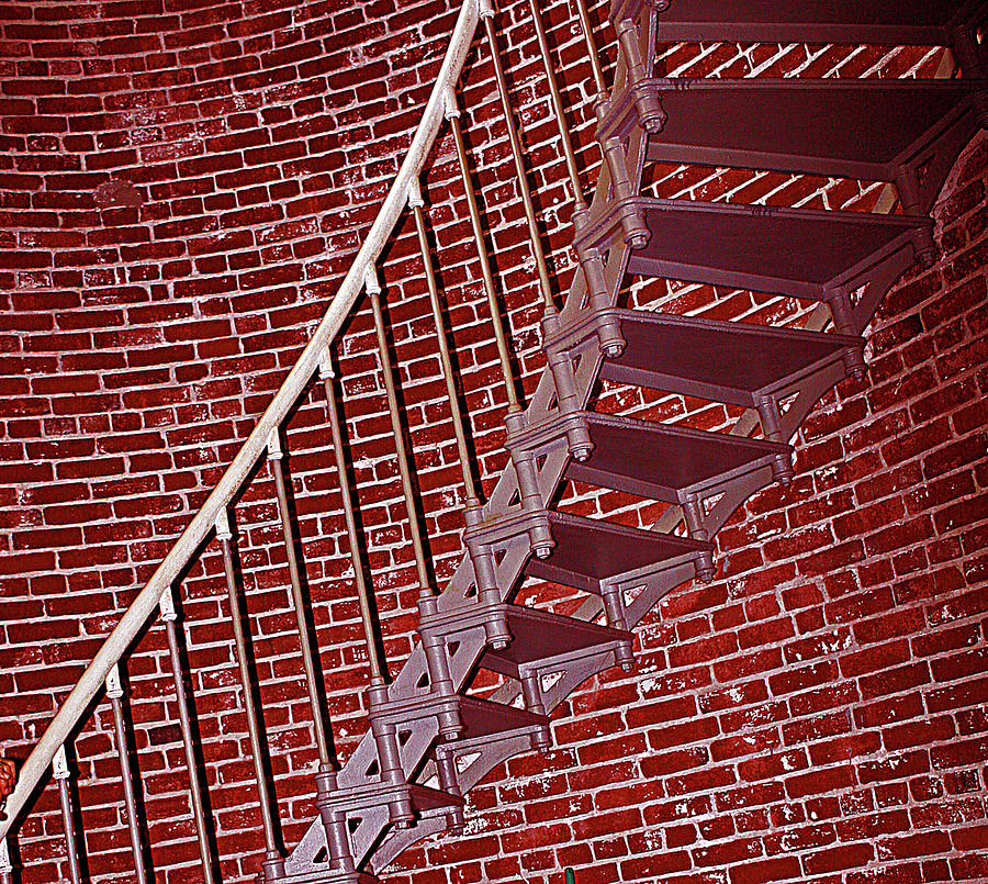 Brick and Stairs Photograph by Kami McKeon