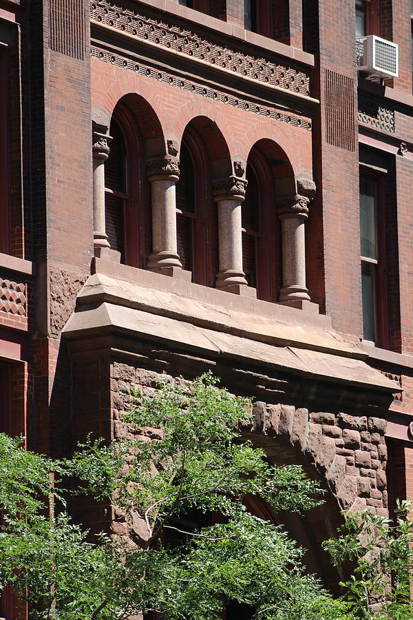 Brick and Stone Building in Chitown Photograph by Colleen Cornelius