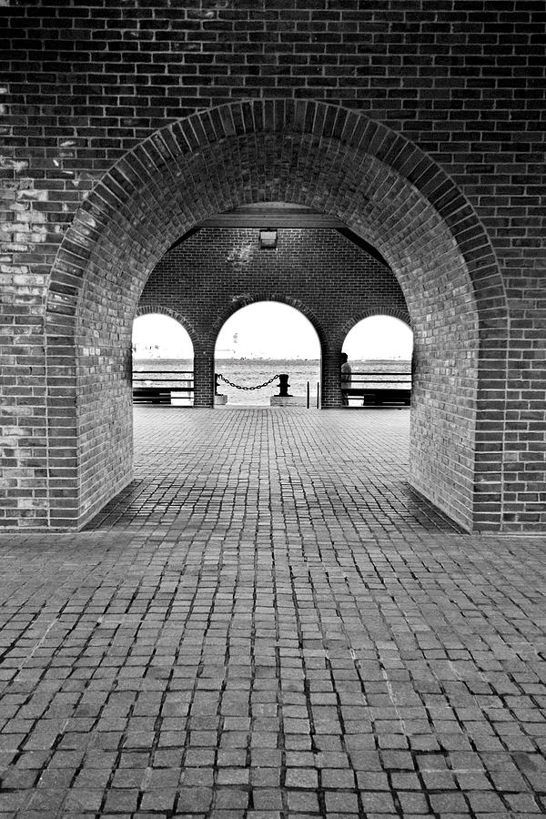 Boston Photograph - Brick Arch by Greg Fortier