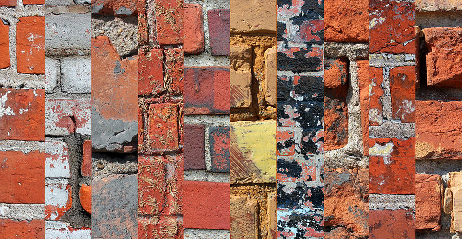 Brick Art Photograph by Mary Bedy