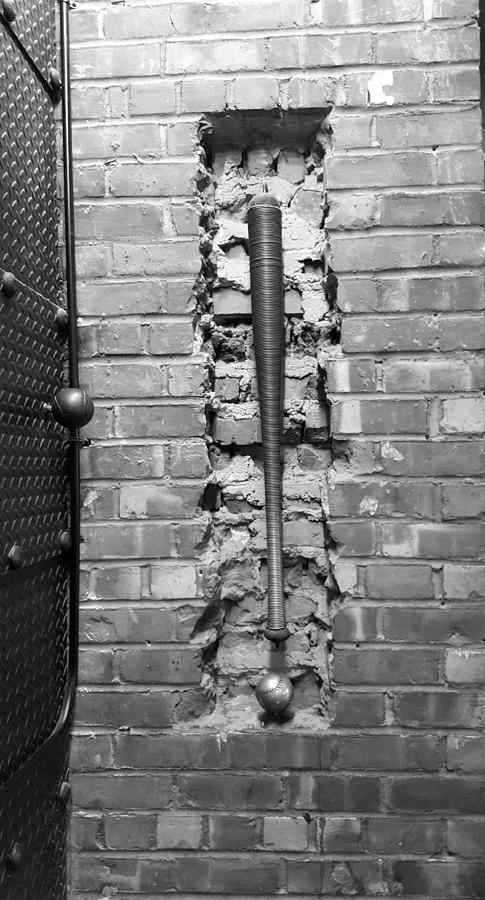 Brick, Bat And Ball B W Photograph by Rob Hans