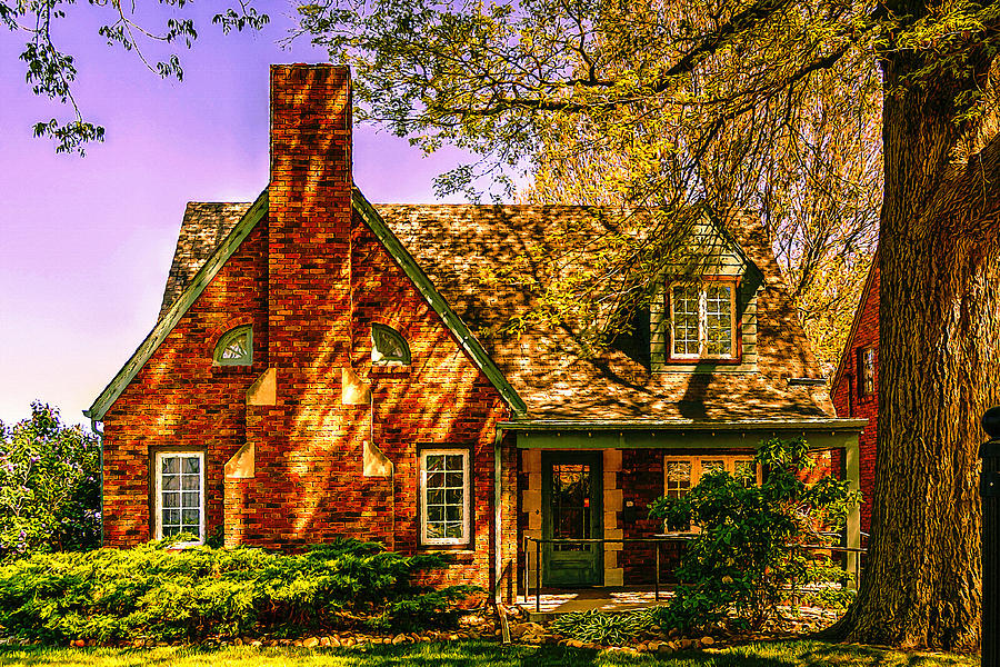 Brick Home In Pella 2 Photograph By Darin Williams - Fine Art America