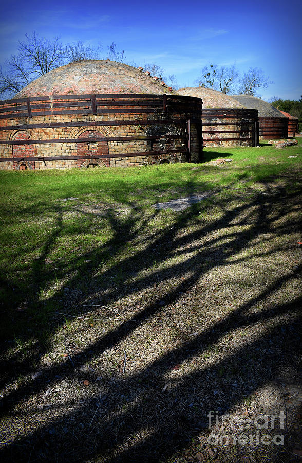 Brick Kilns And Shadows Photograph by Skip Willits