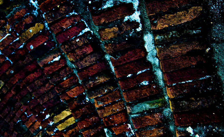 Brick Photograph - Brick Steps by Grebo Gray