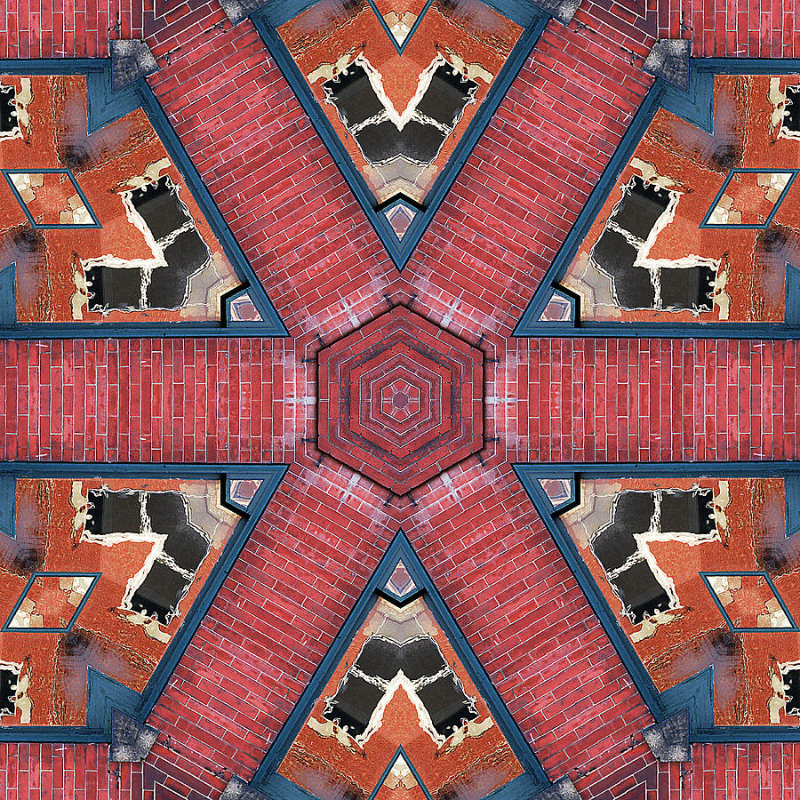 Brick Walkway Kaleidoscope Photograph by Cindi Ressler