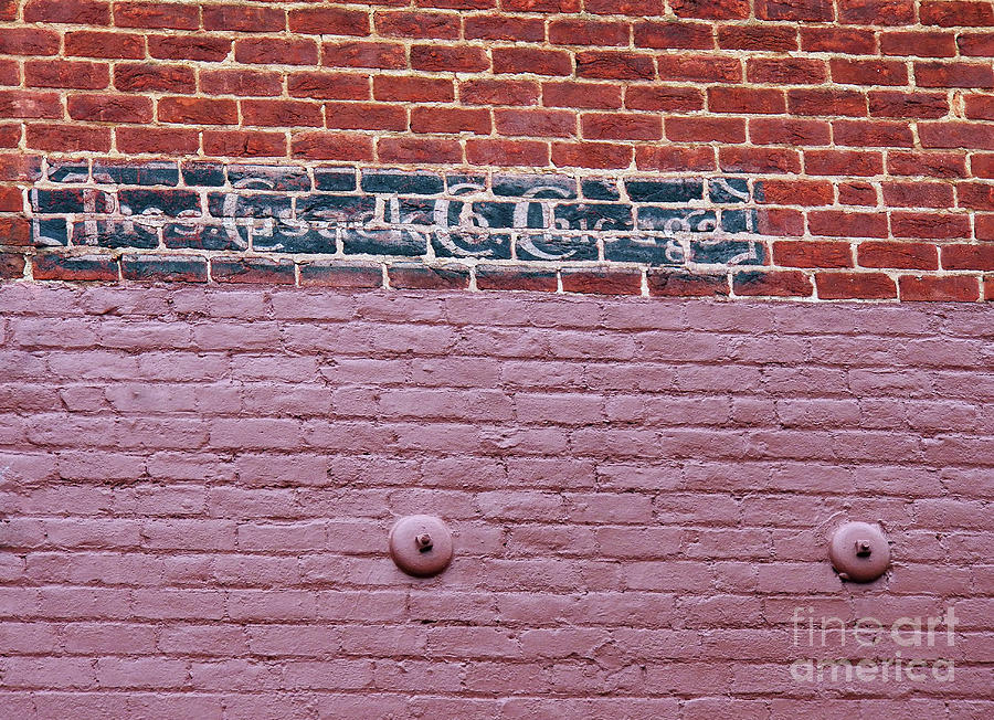 Brick Wall Ad Photograph by Jennifer Robin