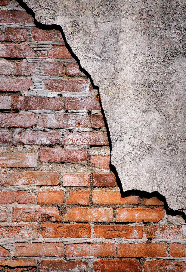 Brick Wall II Photograph by David and Carol Kelly